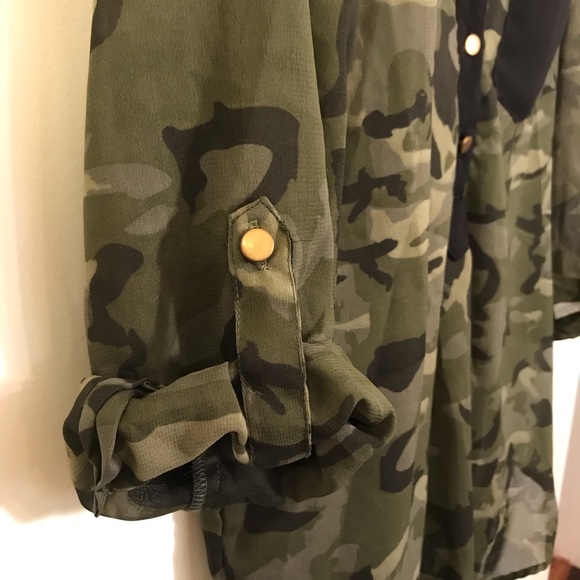 Relaxed fit camp blouse - Picture 3 of 4